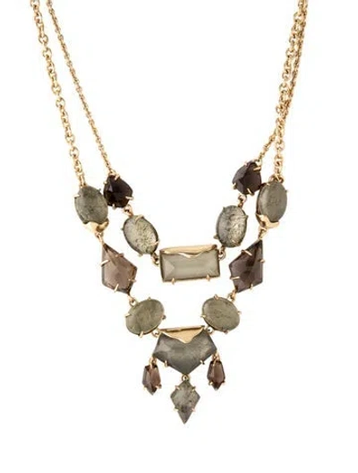 Pre-owned Alexis Bittar Collar Necklace, 18.75" In Multicolor