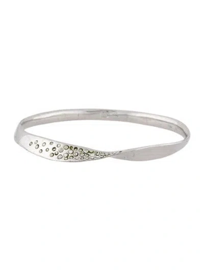 Pre-owned Alexis Bittar Crystal Bangle Bracelet, 7.75" In Multi