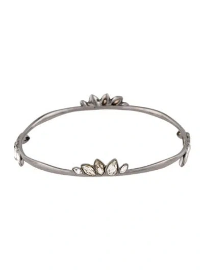 Pre-owned Alexis Bittar Crystal Bangle Bracelet, 7.75" In Multi