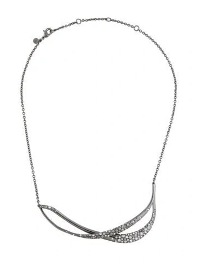 Pre-owned Alexis Bittar Crystal Collar Necklace, 19" In Multi