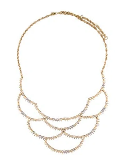 Pre-owned Alexis Bittar Crystal Collar Necklace, 19.5" In Multi