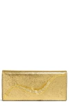 Alexis Bittar Crystal Curve Clutch In Gold