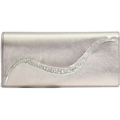 Alexis Bittar Crystal Curve Clutch In Gold