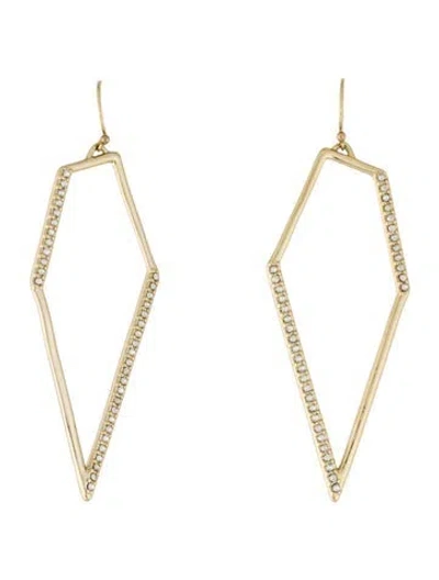 Pre-owned Alexis Bittar Crystal Drop Earrings In Multicolor