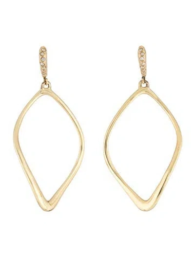 Pre-owned Alexis Bittar Crystal Drop Earrings In Multicolor