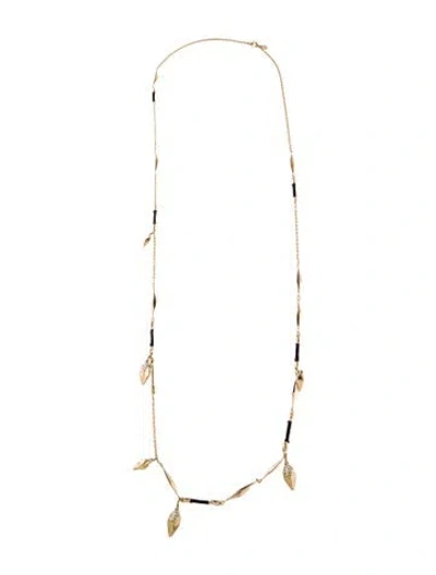 Pre-owned Alexis Bittar Crystal Liquid Long Station Necklace, 42" In Multi
