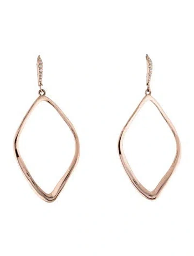 Pre-owned Alexis Bittar Crystal 'miss Havisham' Open Drop Earrings In Multicolor
