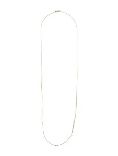 Pre-owned Alexis Bittar Crystal Miss Havisham Spear Station Necklace, 42" In Multi