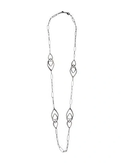 Pre-owned Alexis Bittar Crystal Miss Havisham Station Necklace, 41.75" In Multi