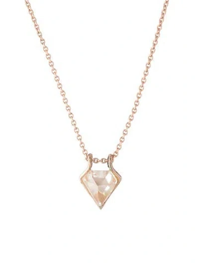 Pre-owned Alexis Bittar Crystal Pendant Necklace, 19.25" In Multicolor