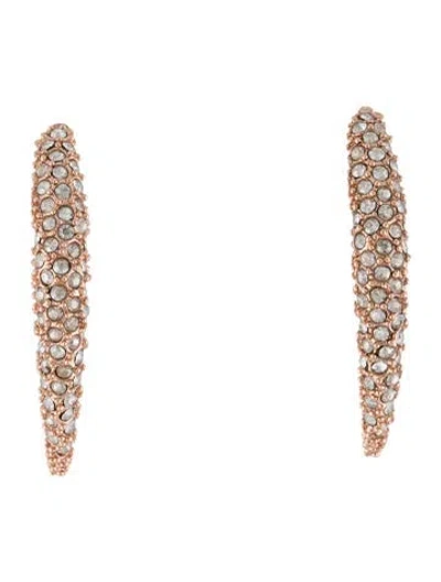 Pre-owned Alexis Bittar Crystal Spear Drop Earrings In Multi