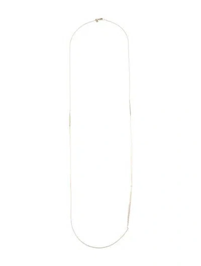 Pre-owned Alexis Bittar Crystal Station Necklace, 41.75" In Multi
