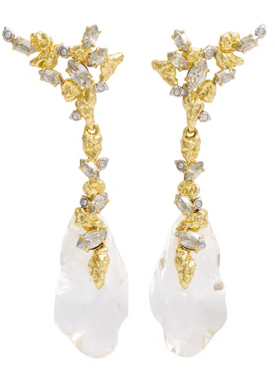 Alexis Bittar Dream Rain Lucite And 14kt Gold-plated Drop Earrings