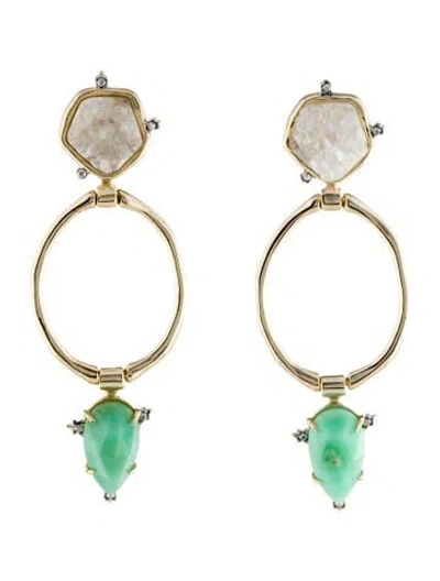Pre-owned Alexis Bittar Druzy Drop Earrings