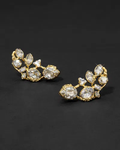 Alexis Bittar Eclat Crystal Studded Ear Climber In Gold