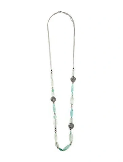 Pre-owned Alexis Bittar Elements Mystic Rivulet Bead Strand Necklace, 42.5" In Multi