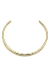 Alexis Bittar Essentials Thin Collar Necklace In Champagne