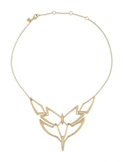 Pre-owned Alexis Bittar Fox Collar Necklace, 19" In Multi