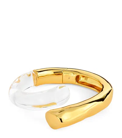 Alexis Bittar Gold-plated And Lucite Cuff
