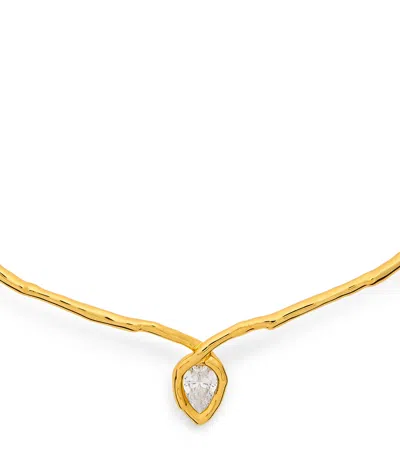 Alexis Bittar Gold-plated Asterales Collar Necklace
