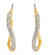 Alexis Bittar Gold-plated Pavé Solanales Hoop Earrings In Gold