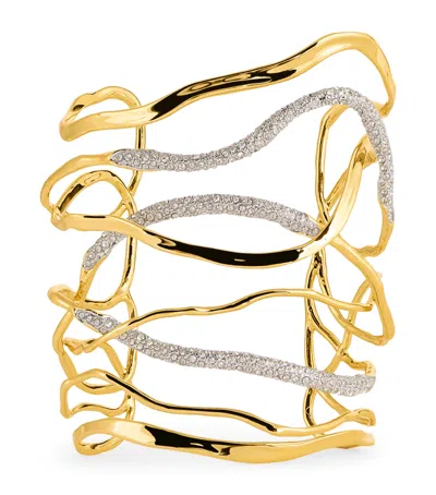 Alexis Bittar Gold-plated Solanales Cuff Bracelet