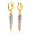 Alexis Bittar Gold-plated Solanales Dewdrop Spear Earrings In Gold