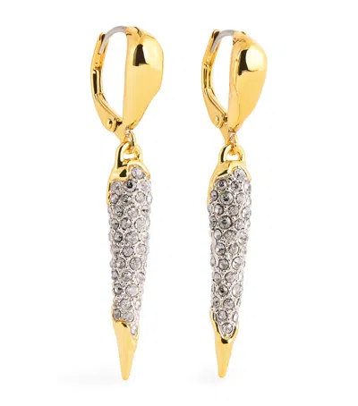 Alexis Bittar Gold-plated Solanales Dewdrop Spear Earrings