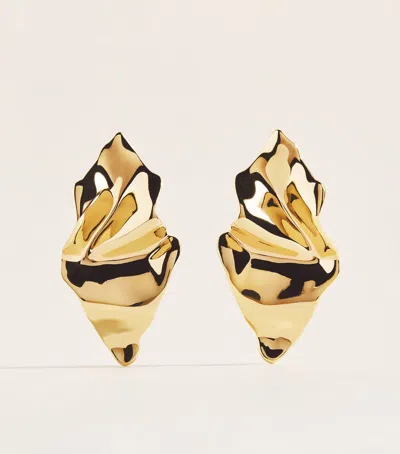 Alexis Bittar Gold-plated Crumpled Earrings