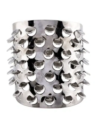 Pre-owned Alexis Bittar Grater Cuff Bracelet, 7" In Multi
