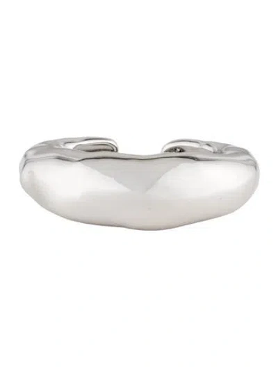 Pre-owned Alexis Bittar Large Molten Hinged Cuff, 7" In Multi