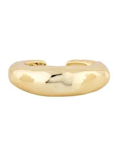 Pre-owned Alexis Bittar Large Molten Hinged Cuff Bracelet, 6.5" In Multi
