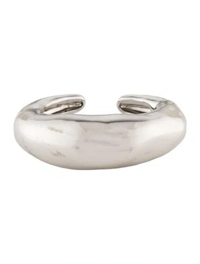 Pre-owned Alexis Bittar Large Molten Hinged Cuff Bracelet, 6.75" In Multi