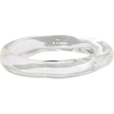Alexis Bittar Liquid Lucite Bangle Bracelet In No Color