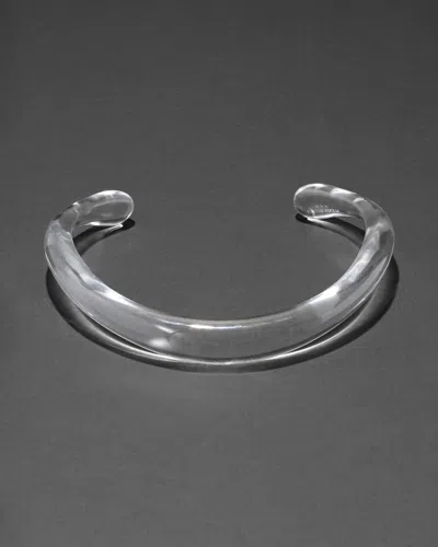 Alexis Bittar Liquid Lucite Collar Necklace In Orange