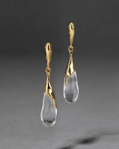 Alexis Bittar Liquid Lucite Teardrop Post Earring- In Pattern