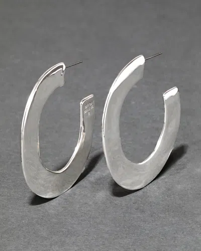 Alexis Bittar Liquid Metal Hoop Earring- In Metallic