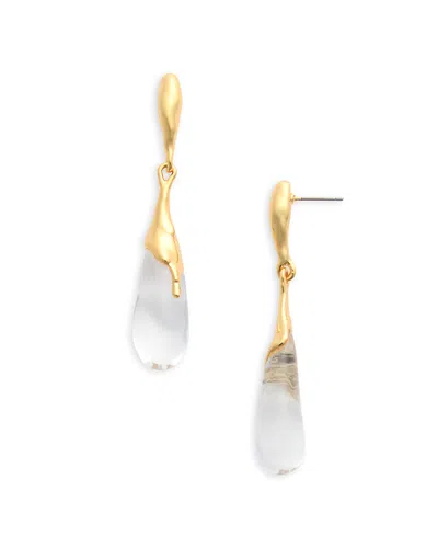 Alexis Bittar Liquid Teardrop Earrings In Gold