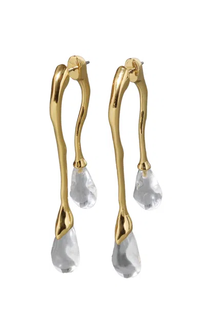 Alexis Bittar Lucite 14k Gold-plated Earrings