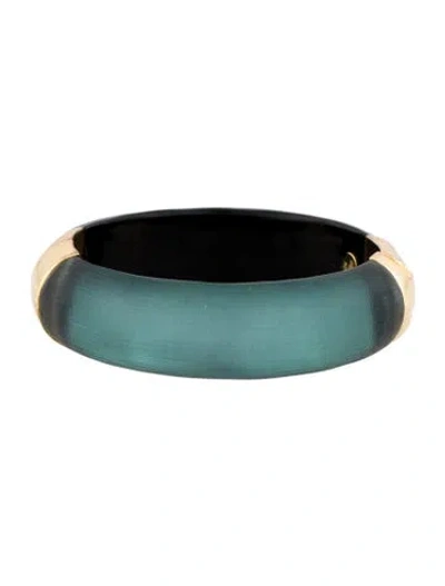 Pre-owned Alexis Bittar Lucite Bangle Bracelet, 7.25" In Multi