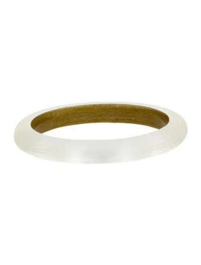 Pre-owned Alexis Bittar Lucite Bangle Bracelet, 7.75" In Multi