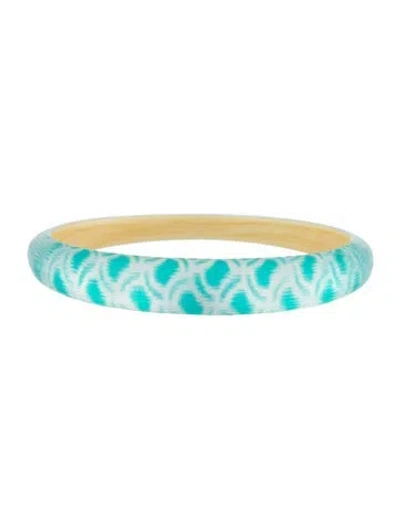 Pre-owned Alexis Bittar Lucite Bangle Bracelet, 8.25"