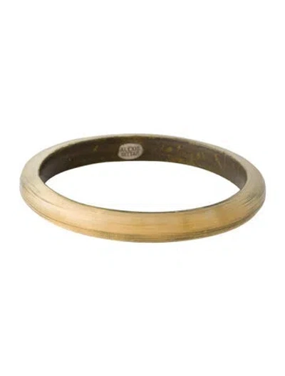 Pre-owned Alexis Bittar Lucite Bangle Bracelet, 8.25" In Clear