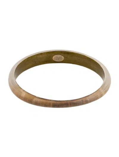 Pre-owned Alexis Bittar Lucite Bangle Bracelet, 8.25" In Multi