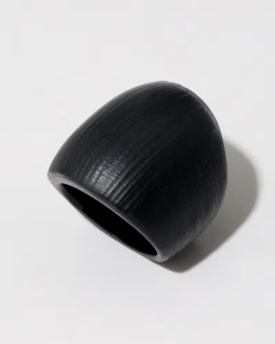 Alexis Bittar Lucite Block Ring- In Black