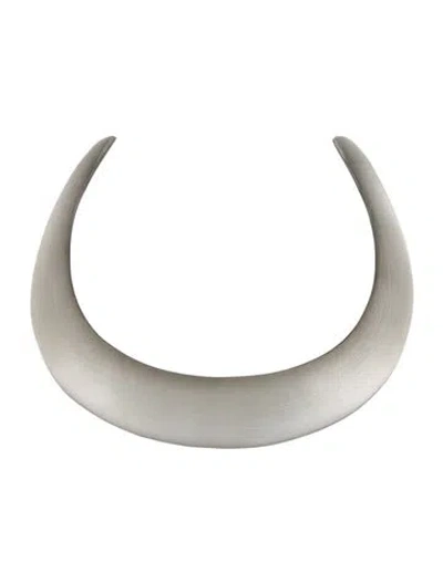 Pre-owned Alexis Bittar Lucite Choker Necklace, 11" In Multicolor