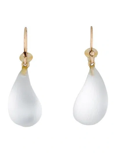 Pre-owned Alexis Bittar Lucite Dewdrop Drop Earrings In Multi