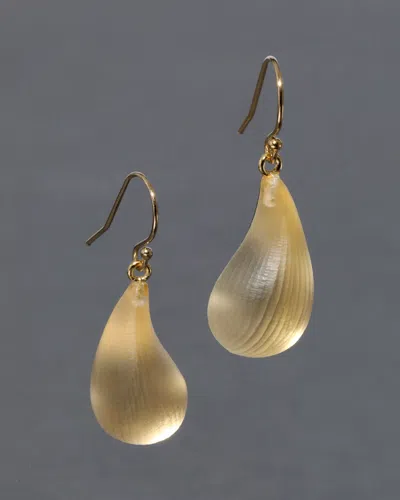 Alexis Bittar Lucite Dewdrop Earring- In Brown