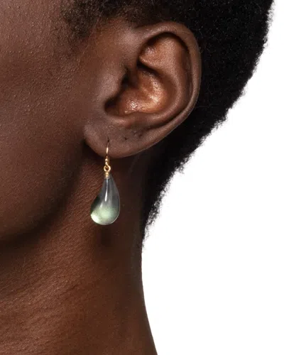 Alexis Bittar Lucite Dewdrop Earring- In Scarab Green