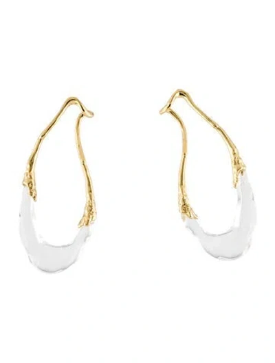 Pre-owned Alexis Bittar Lucite Drop Earrings In Multi